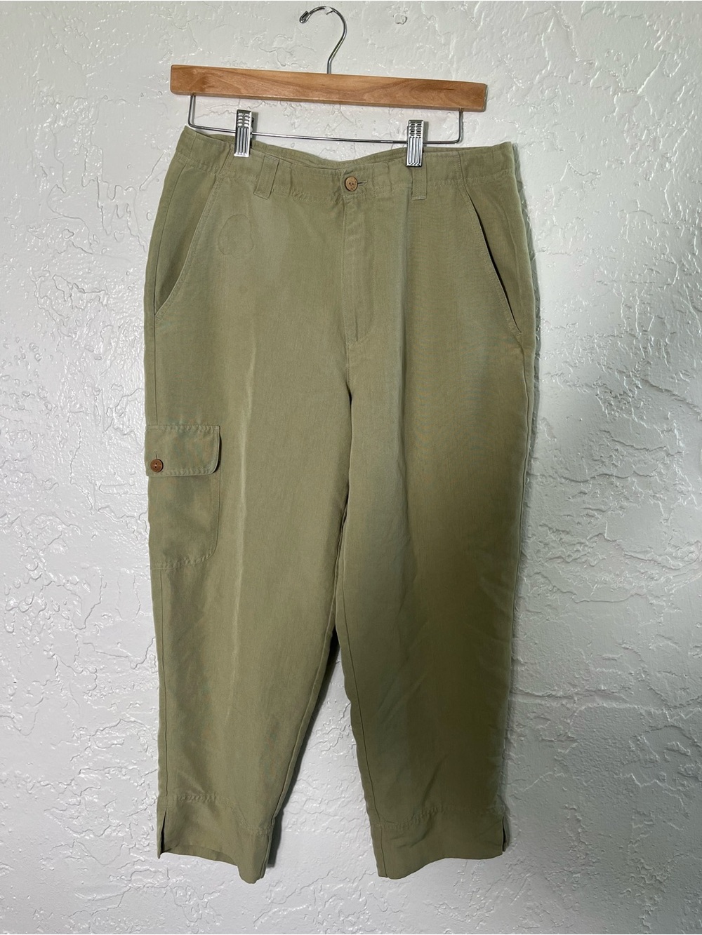 Tommy Bahama‎ 100% Silk Cargo Pants Size 10